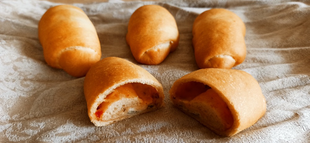 Pizza rohlíčky z Pekařství Villa
